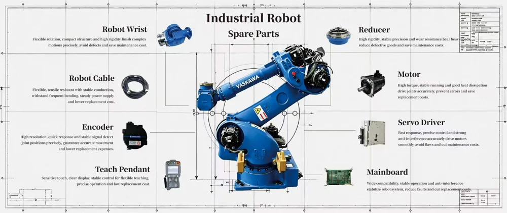 Industrial Robot Teach Pendant Inspection and Repair
