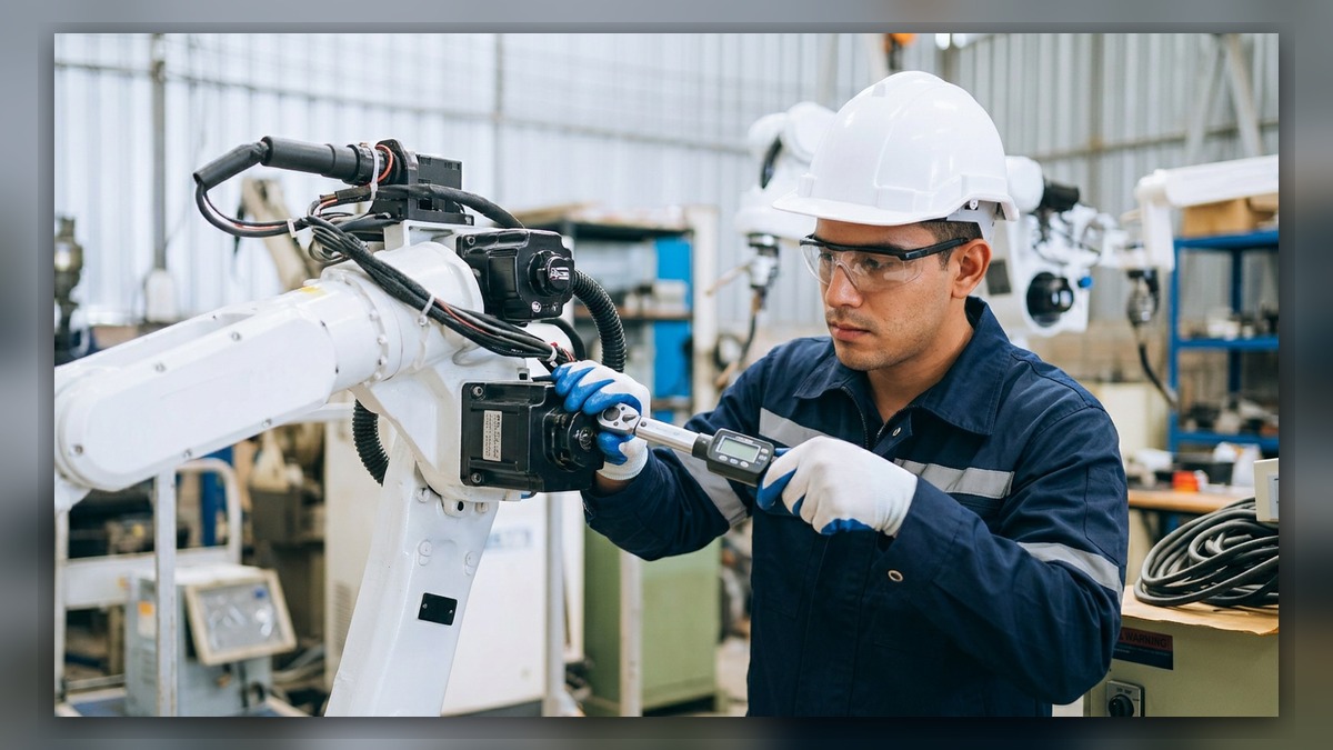 Industrial Robot Repair for a Single Axis That Will Not Move