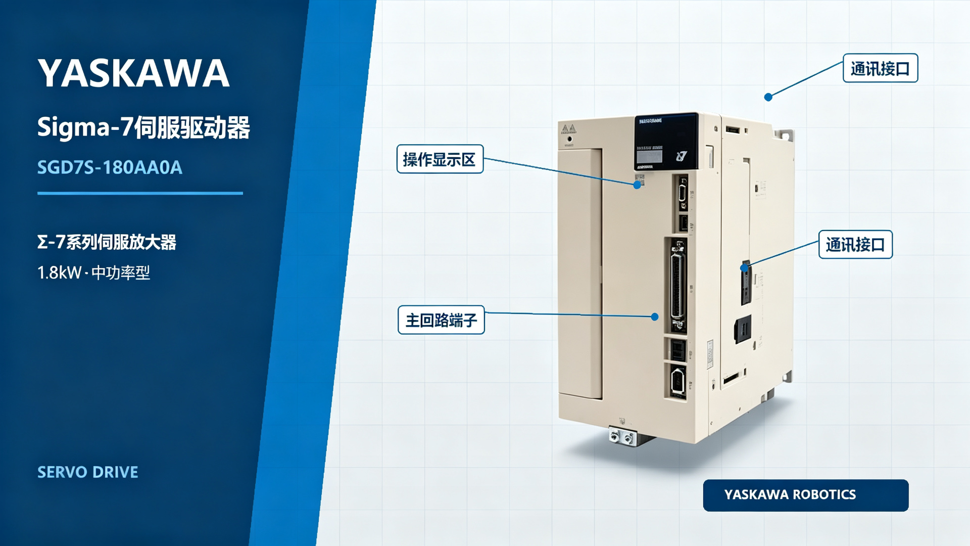 YASKAWA SGD7S-180AA0A Sigma-7 Servo Drive