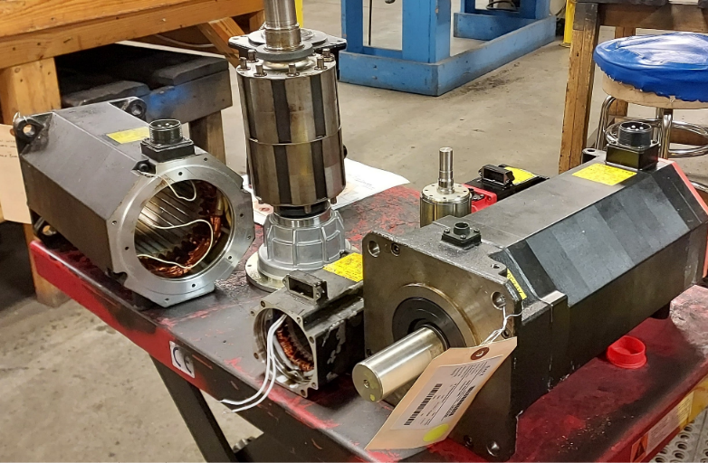 Why is it necessary to recalibrate the zero point after replacing a robot servo motor or reducer?