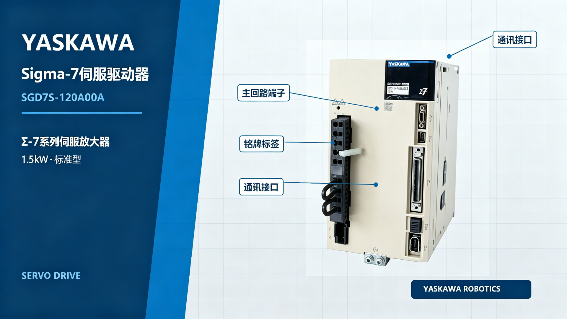 YASKAWA SGD7S-120A00A Sigma-7 Servo Drive