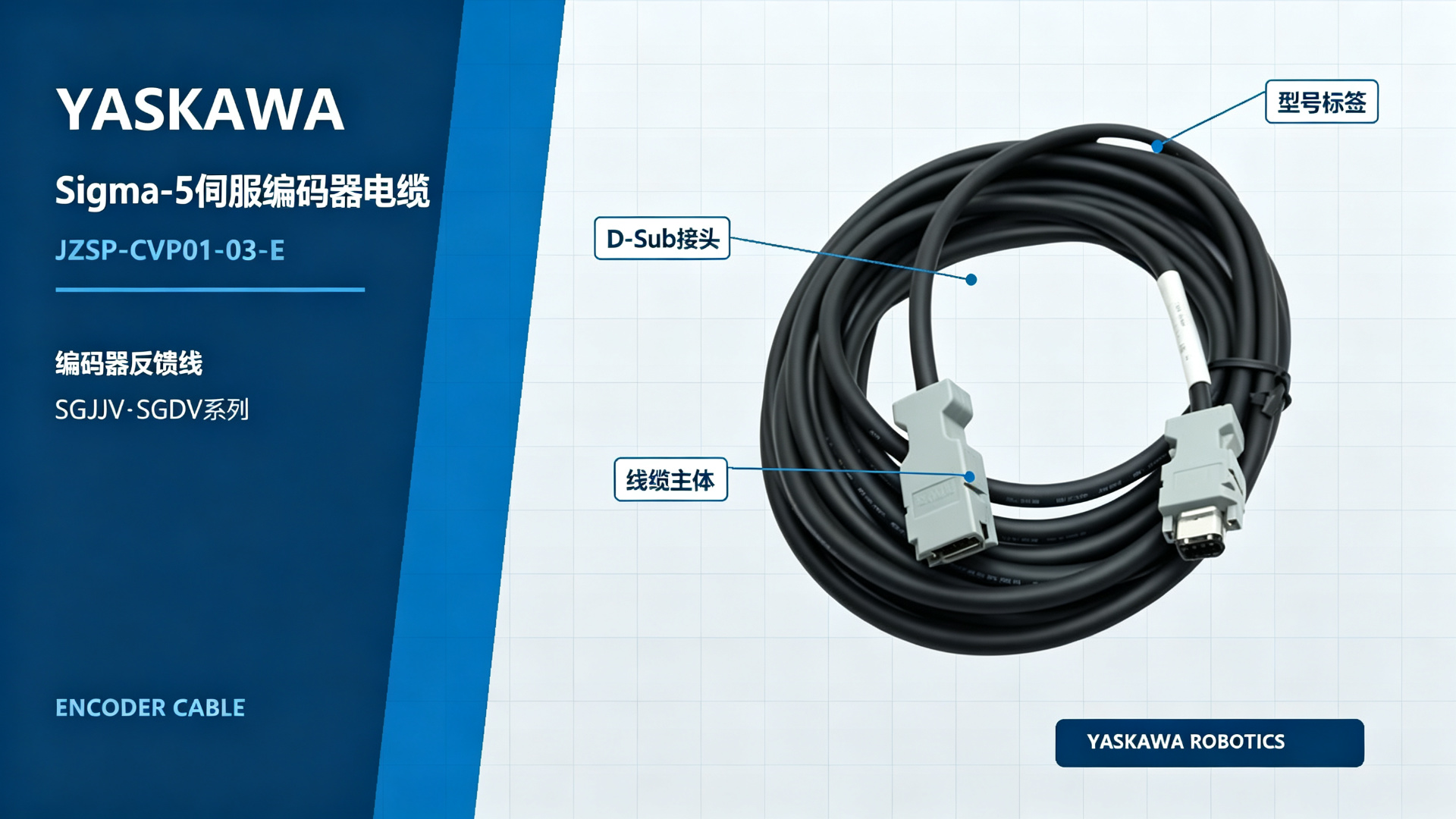 YASKAWA Sigma-5 Servo Encoder Cable