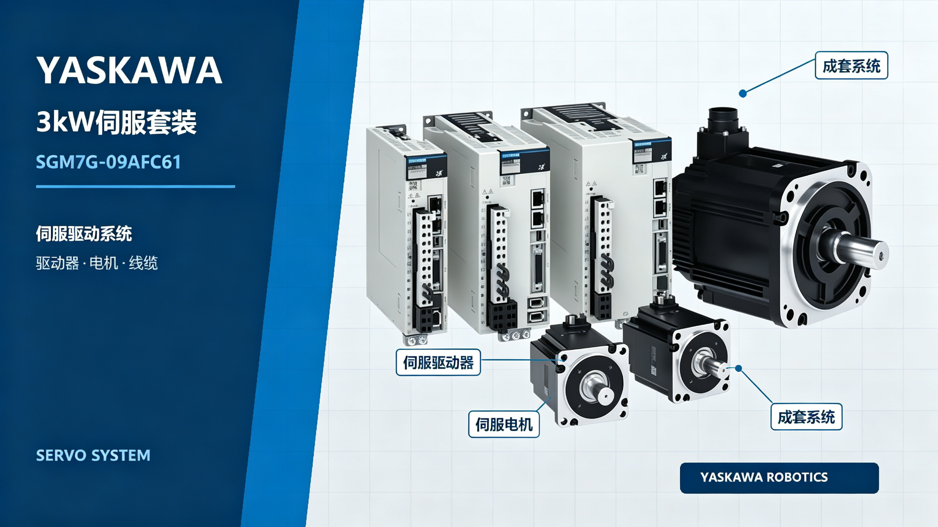 Yaskawa 3 kW Servo Package