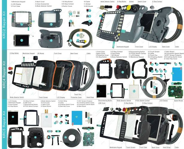 KUKA smartPAD Teach Pendant Black Screen, Touch Failure, and Communication Fault Repair