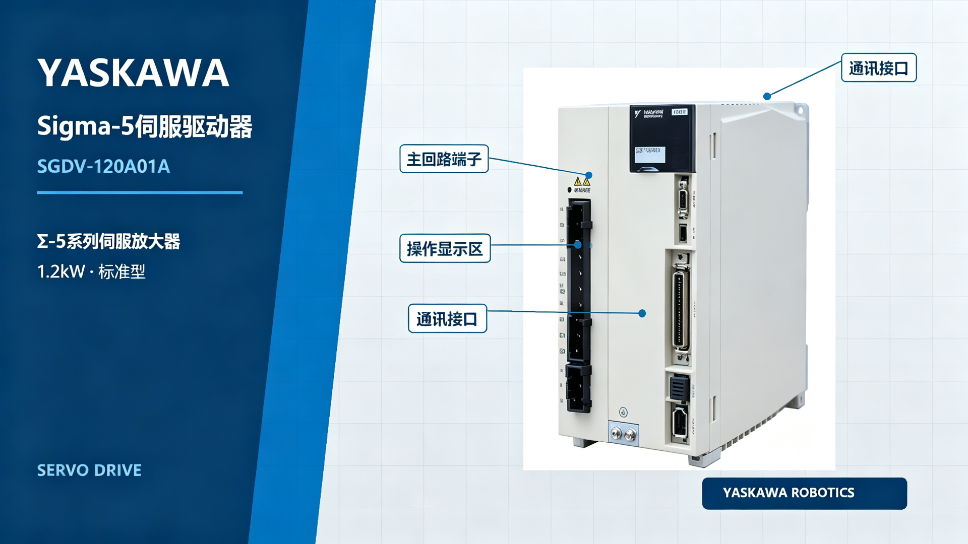 YASKAWA SGDV-120A01A Sigma-5 Servo Drive